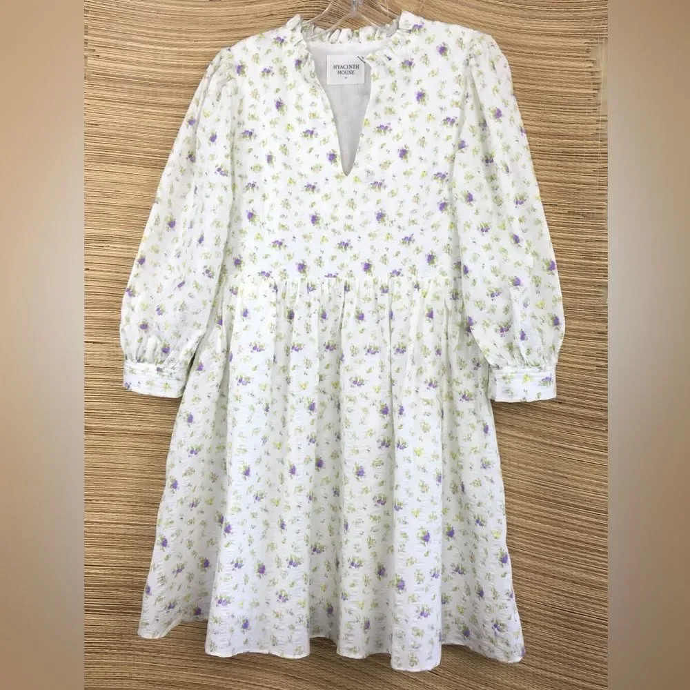 HYACINTH HOUSE Tuckernuck Sweet Floral Amelia Mini Dress Size XS